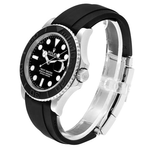 rolex yachtmaster rubber band|rolex yacht master lug width.